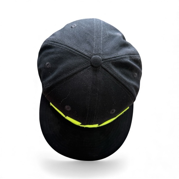 Nike Beast Snapback Hat Black Neon Green Streetwear Style - Picture 14 of 15